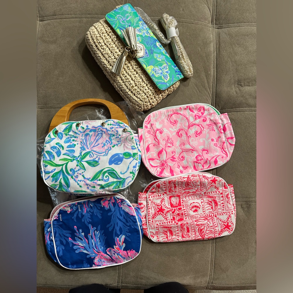 Lilly Pulitzer NWT Wicker Crossbody Available